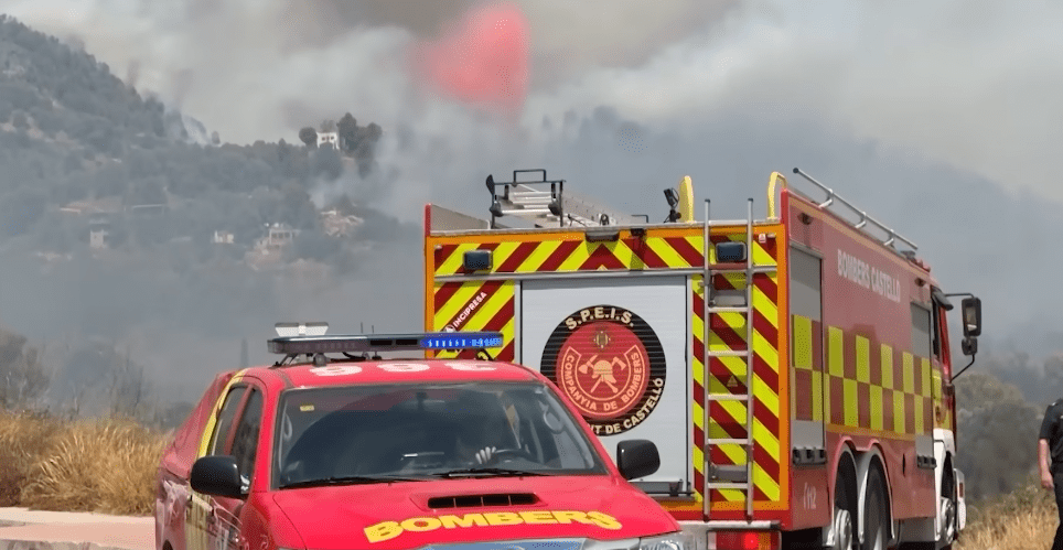 Incendio castellon